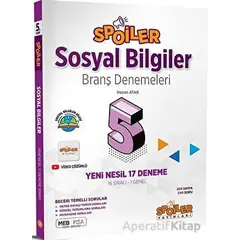 Spoiler Yayınları 5.Sınıf Spoiler Sosyal Bilgiler Branş Denemeleri