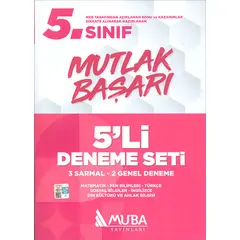 5.Sınıf Mutlak Başarı 5li Deneme Seti Muba Yayınları