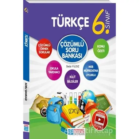 6. Sınıf Exatlon Serisi Türkçe Yeni Nesil Soru Bankası - Seda Yıldız - Evrensel İletişim Yayınları