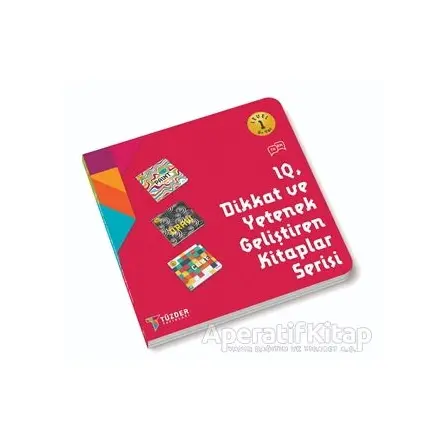 6+ Yaş IQ Dikkat ve yetenek Geliştiren Kitaplar Serisi (Level 1) - Kolektif - TÜZDER Yayınları