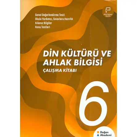 6.Sınıf Din Kültürü Çalışma Kitabı Doğan Akademi