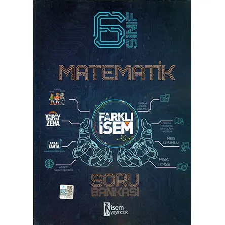 6.Sınıf Farklı İsem Matematik Soru Bankası İsem Yayıncılık