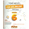 6.Sınıf Fen Bilimleri Yeni Nesil Defteri Spoiler Yayınları