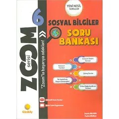 6.Sınıf Sosyal Bilgiler Zoom Soru Bankası Günay Yayınları