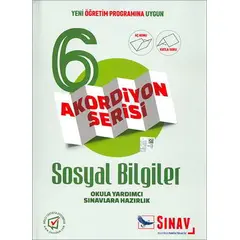 Sınav 6.Sınıf Sosyal Bilgiler Akordiyon Serisi