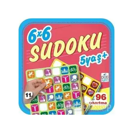 6x6 Sudoku (11) - Kolektif - Pötikare Yayıncılık