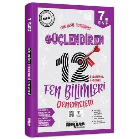 7. Sınıf Fen Bilimleri Güçlendiren 12 Deneme ?Ankara Yayıncılık