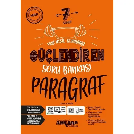 7. Sınıf Paragraf Güçlendiren Soru Bankası Ankara Yayıncılık