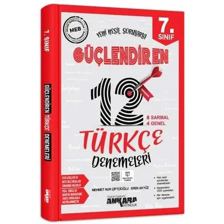 7. Sınıf Türkçe Güçlendiren 12 Deneme ?Ankara Yayıncılık