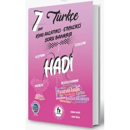 7. Sınıf Türkçe Hadi Konu Anlatımlı Etkinlikli Soru Bankası Fi Yayınları