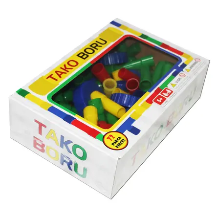 72 Parça Boru Lego Tako Boru Oyunu