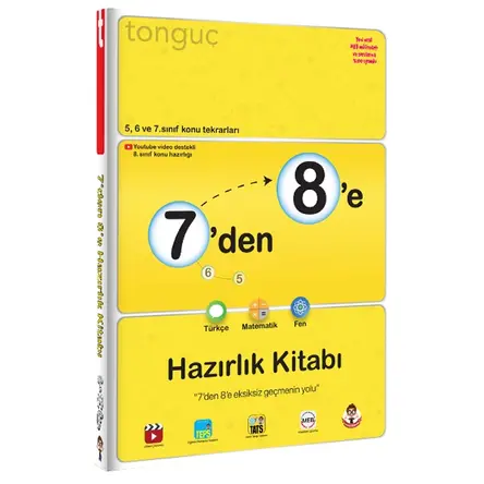 7’den 8’e Hazırlık Kitabı Tonguç Akademi