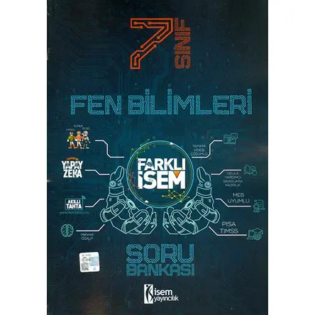 7.Sınıf Farklı İsem Fen Bilimleri Soru Bankası İsem Yayıncılık