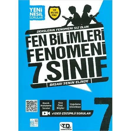 7.Sınıf Fen Bilimleri Fenomeni Soru Bankası Tandem Yayınları