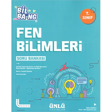 7.Sınıf Fen Bilimleri Soru Bankası Ünlü Yayınları