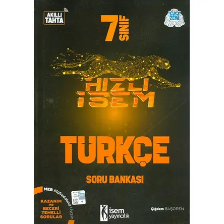 7.Sınıf Hızlı İsem Türkçe Soru Bankası İsem Yayıncılık