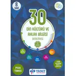 8.Sınıf LGS Din Kültürü ve Ahlak Bilgisi Video Çözümlü 30 Branş Denemesi Yanıt Yayınları