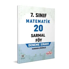 7.Sınıf Matematik Sarmal Föy Deneme Sınavı Editör Yayınevi