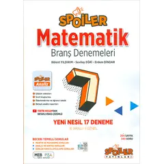 7.Sınıf Matematik Branş Denemeleri Spoiler Yayınları