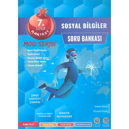 7.Sınıf Mod Sosyal Bilgiler Soru Bankası Nartest Yayınevi