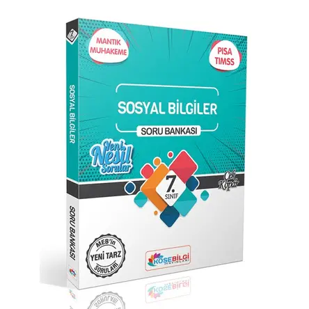 7.Sınıf Sosyal Bilgiler Soru Bankası KöşeBilgi Yayınları