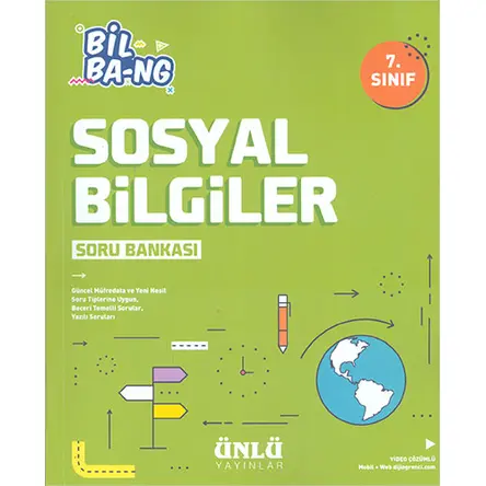 7.Sınıf Sosyal Bilgiler Soru Bankası Ünlü Yayınları