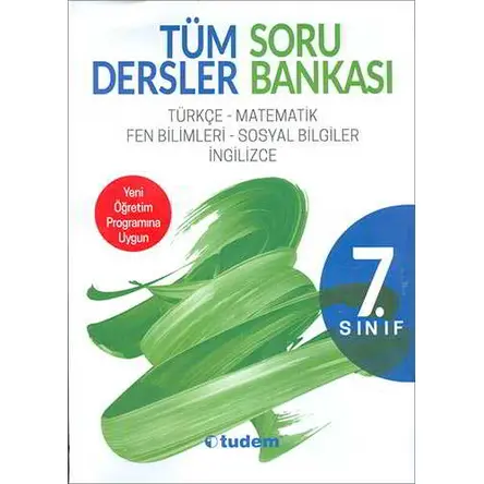 7.Sınıf Tüm Dersler Soru Bankası Tudem Yayınları