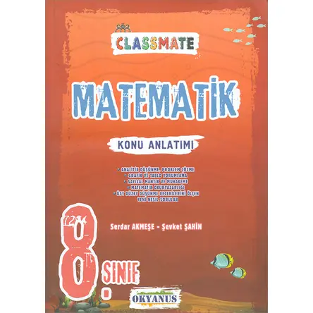 8. Sınıf Classmate Matematik Konu Anlatımı Okyanus Yayınları