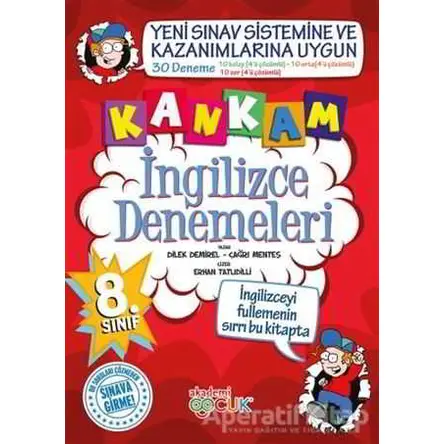 Kamkam 8. Sınıf Kankam İngilizce Denemeleri - Dilek Demirel - Akademi Çocuk