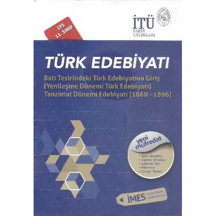 İTÜ 11.Sınıf Türk Edebiyatı İmes Set - 2013