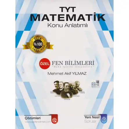 TYT Matematik Konu Anlatımlı Özel Fen Bilimleri