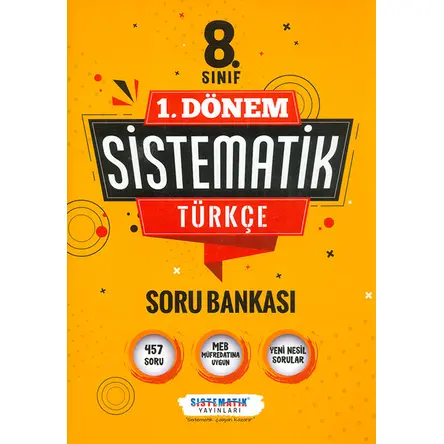 8.Sınıf 1.Dönem Türkçe Sistematik Soru Bankası Sistematik Yayınları