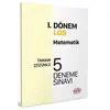 Editör 8. Sınıf LGS Matematik 1. Dönem Çözümlü 5 Deneme