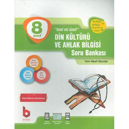 8.Sınıf Din Kültürü ve Ahlak Bilgisi Soru Bankası Basamak Yayınları