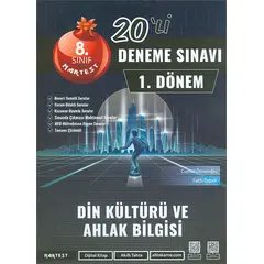 8.Sınıf 1.Dönem Mod 20 Din Kültürü Ve Ahlak Bilgisi Deneme Sınavı Nartest Yayınevi