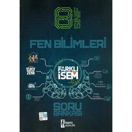 8.Sınıf Farklı İsem Fen Bilimleri Soru Bankası İsem Yayıncılık