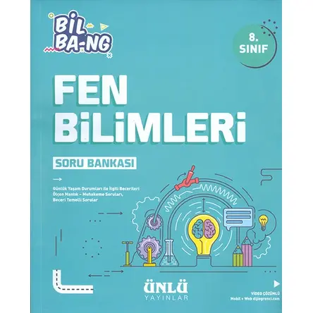 8.Sınıf Fen Bilimleri Bil-Bang Soru Bankası Ünlü Yayınlar