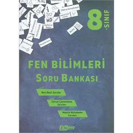 8.Sınıf Fen Bilimleri Soru Bankası EnPro Yayınları