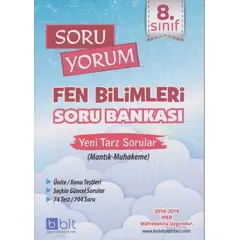 Bulut 8.Sınıf Soru Yorum Fen Bilimleri Soru Bankası