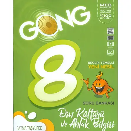 GONG 8. Sınıf Din Kültürü ve Ahlak Bilgisi Soru Bankası - Fatma Taşyürek - Eğiten Kitap