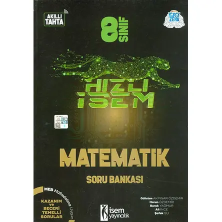 8.Sınıf Hızlı İsem Matematik Soru Bankası İsem Yayıncılık