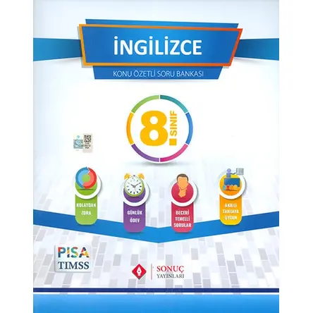 8.Sınıf İngilizce Konu Özetli Soru Bankası Sonuç Yayınları