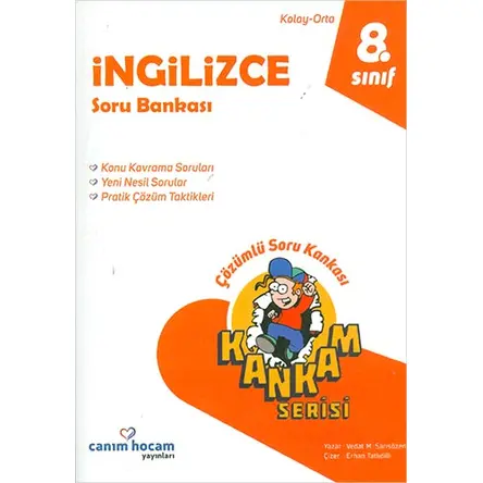 8.Sınıf İngilizce Soru Bankası Canım Hocam Yayınları