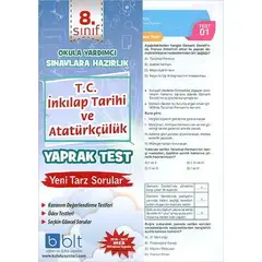 Bulut 8.Sınıf T.C. İnkılap Tarihi ve Atatürkçülük Yaprak Test