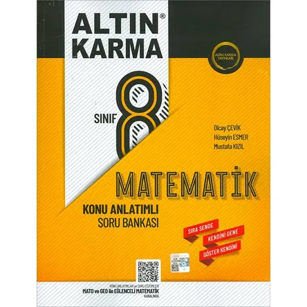 Altın Karma 8.Sınıf LGS Matematik Konu Anlatımlı Soru Bankası