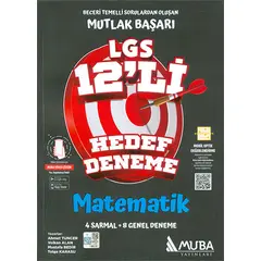 LGS 8.Sınıf Matematik 12li Hedef Deneme Muba Yayınları