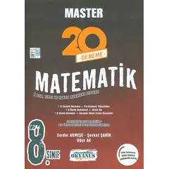 Okyanus 8.Sınıf Matematik Master 20 Deneme