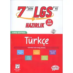 7 den LGS ye Hazırlık Türkçe Editör Yayınları