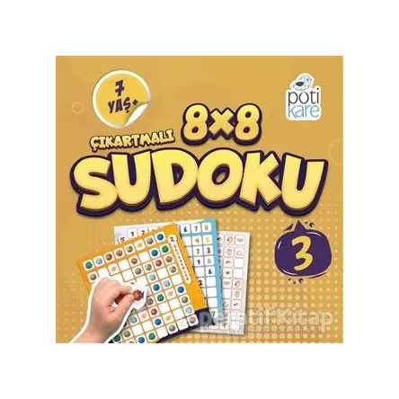 8x8 Çıkartmalı Sudoku 3 - Kolektif - Pötikare Yayıncılık