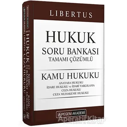 2021 KPSS A Grubu Libertus Hukuk Tamamı Çözümlü Soru Bankası (Kamu Hukuk)